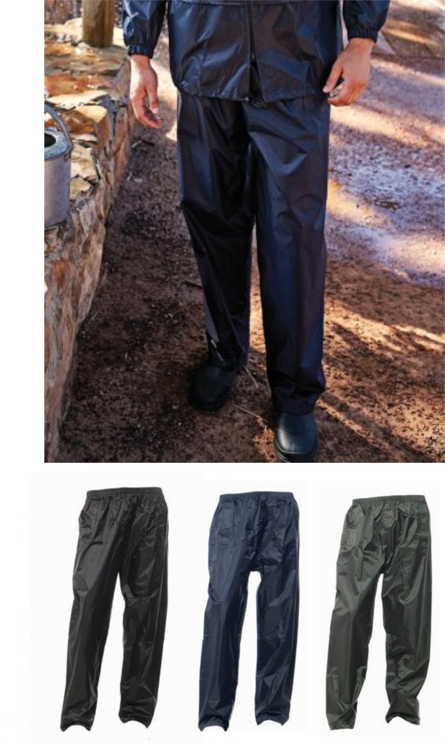 Regatta RG212 Pro Stormbreak Waterproof Overtrousers  Regatta RG212 Pro Stormbreak Waterproof Overtrousers